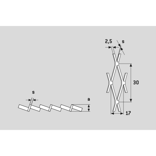 Siata cięto-ciągniona 30x17x2,5; 1,5x1250x2500 #2