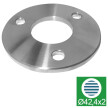 Stopa montażowa fi 100 mm na rurę fi42,4 mm satyna #1