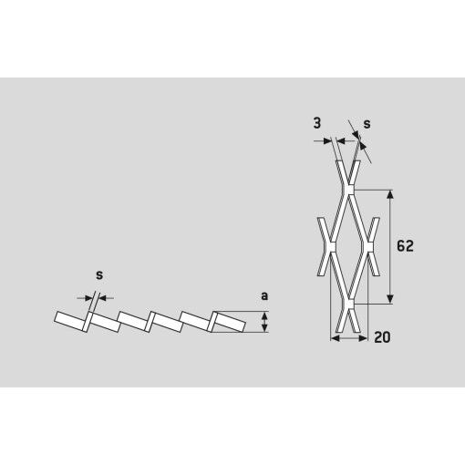 Siata cięto-ciągniona 45x20x5; 3x1250x1250 #2