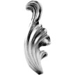 Liść stalowy ozdobny H90 x L30 x 2 mm lewy  #1