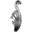 Liść stalowy ozdobny H110 x L40 x 2 mm prawy #1