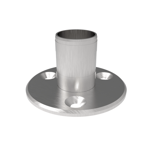 Stopa montażowa satyna D100 mm na rurę fi 42,4 mm #2