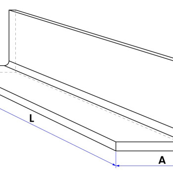 KA4 - AL. Kątownik 60x60x2 L=6mb