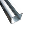Ceownik półzamknięty 80x80x22,5x5 ocynk L=6mb #1