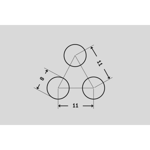 Blacha perforowana #2x1000x2000 STAL CZARNA #1