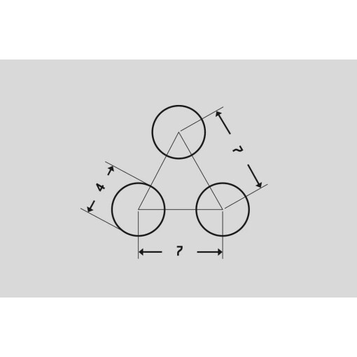 Blacha perforowana #3x1000x2000 STAL CZARNA #2