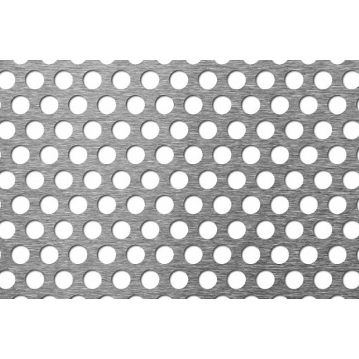 Blacha perforowana #1x1000x2000 STAL CZARNA #2