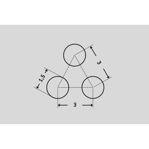 Blacha perforowana #1x1000x2000 STAL CZARNA #2
