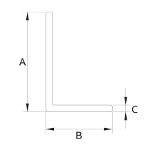 KA4 - AL. Kątownik 20x10x2 L=6mb