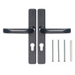 Klamka do drzwi z szyldem 72/H247 x L32mm antracyt #1
