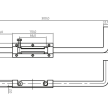 Rygiel do bramy lub furtki 300 x 12,7 mm #1