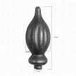 Grot stalowy  fi 12 / H92 x L35 mm #1