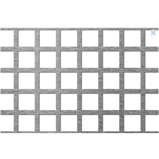 Blacha perforowana #2x1000x2000 STAL CZARNA #1
