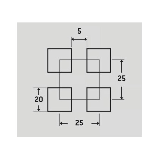 Blacha perforowana #2x1000x2000 STAL CZARNA #2