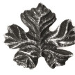Liść stalowy winogrona ozdobny H125 x L115 x 2 mm #1