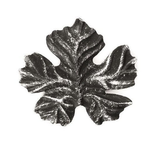 Liść stalowy winogrona ozdobny H125 x L115 x 2 mm #1