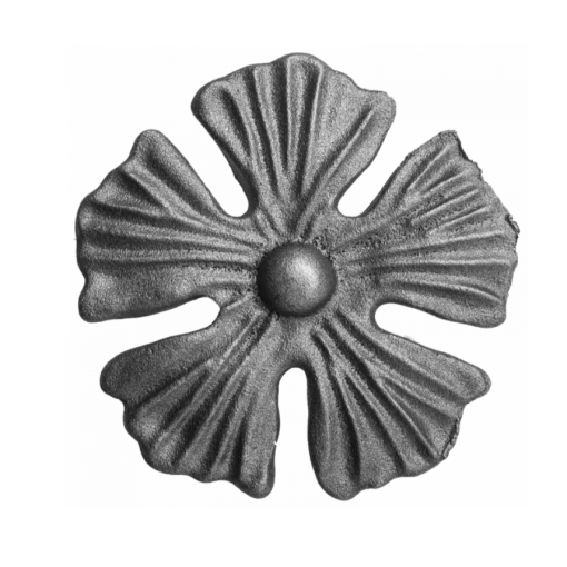 Kwiat stalowy ozdobny Fi 115 mm x 5 mm