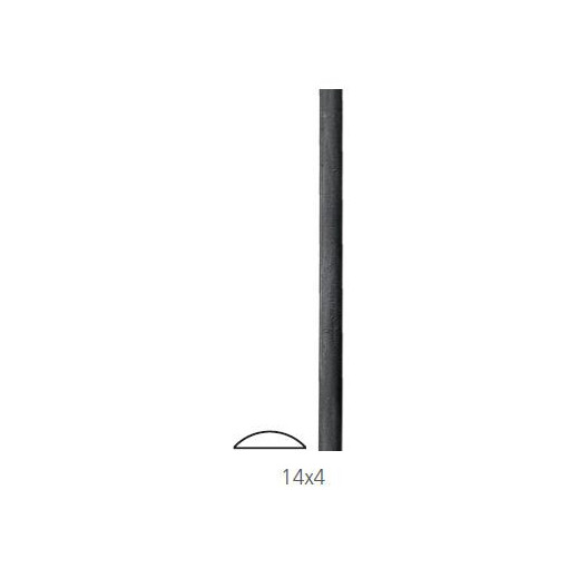 Taśma zakuciowa półokrągła 14x4 mm / L3000 mm