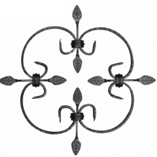 KA 4 B2B - Rozeta kuta 20x8 mm / H250 x L250 mm