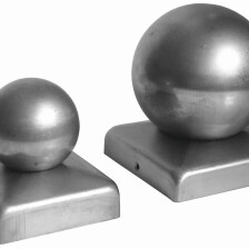 KA 4 B2B - Daszek stalowy na słupek 100x100 mm z kulą Fi 100 