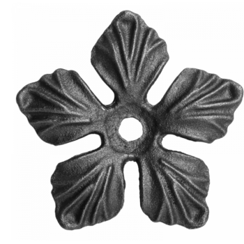 KA 4 B2B - Kwiat stalowy ozdobny Fi 90 mm x 3 mm otwór Fi 8