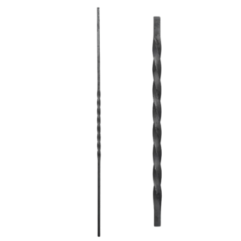 KA 4 B2B - Tralka stalowa balkonowa skręcona 12x12 / H950 mm