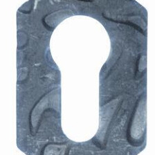 KA 4 B2B - Szyld stalowy do zamka Fi 18 x H 105 x L 37 x 3 mm
