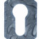 KA 4 B2B - Szyld stalowy do zamka Fi 18 x H 105 x L 37 x 3 mm