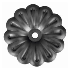 KA 4 B2B - Kwiat stalowy ozdobny Fi 120 mm x 2 mm otwór Fi 12