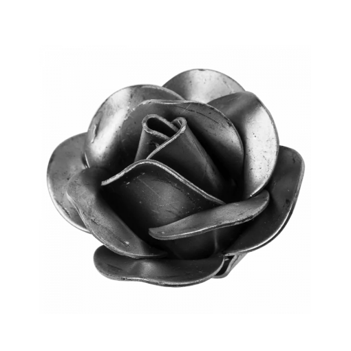 Kwiat stalowy ozdobny róża Fi 60 mm x 1,2 mm #1