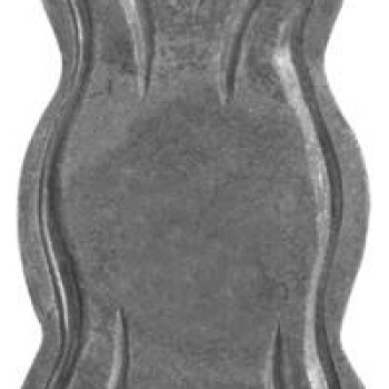 KA 4 B2B - Maskownica stalowa H155 x L70 x 4 mm