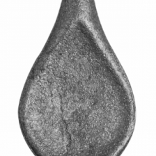 KA 4 B2B - Grot stalowy 12x12 mm / H120 x L42 mm
