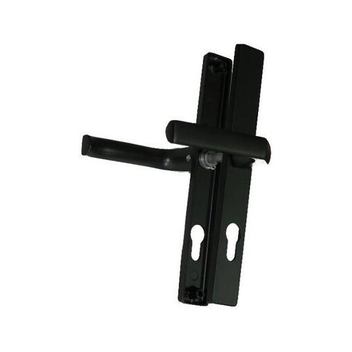Klamka do drzwi z szyldem 72/H234 x L32mm czarna #4