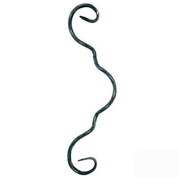 KA 4 B2B - Spirala typu E fakturowana12x6 mm / H260 x L75 mm