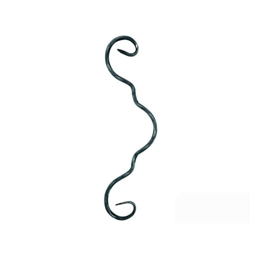 Spirala typu E fakturowana12x6 mm / H260 x L75 mm