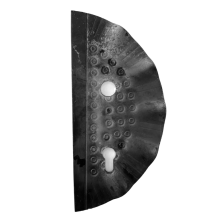 KA 4 B2B - Szyld stalowy ozdobny 72/50 H272xL125x2,5 mm prawy
