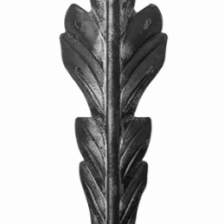 KA 4 B2B - Liść stalowy ozdobny H300 x L60 x 3 mm