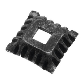KA 4 B2B - Maskownica stalowa otwór 25,5x25,5/H17xL80xW80x4mm