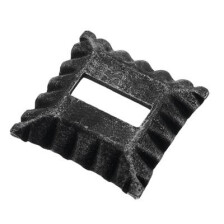 KA 4 B2B - Maskownica stalowa otwór 40,5x20,5 / H17xL80x4 mm