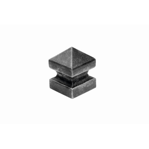 Daszek stalowy na słupek 100x100 mm z H145 mm