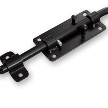 KA 4 B2B - Rygiel stalowy 220 x 12 mm, czarny