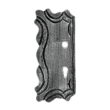 KA 4 B2B - Szyld stalowy ozdobny 72/50 H322xL141x3 mm lewy