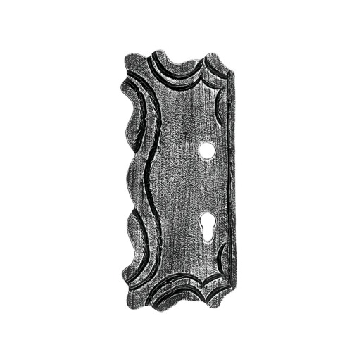 Szyld stalowy ozdobny 72/50 H322xL141x3 mm lewy