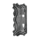 KA 4 B2B - Szyld stalowy ozdobny 72/50 H322xL141x3 mm lewy