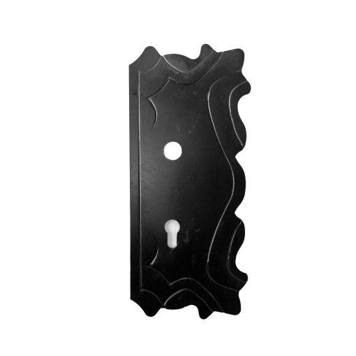 Szyld stalowy ozdobny 72/50 H322xL141x3 mm prawy