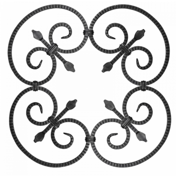 KA 4 B2B - Rozeta kuta 12x12 mm / H590 x L590 mm