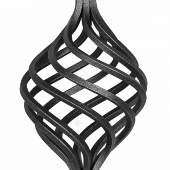KA 4 B2B - Koszyk z 8 prętów 18x18 mm / H190 x L120 mm