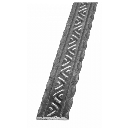 Płaskownik fakturowany 40 x 5 mm / L 3000 mm