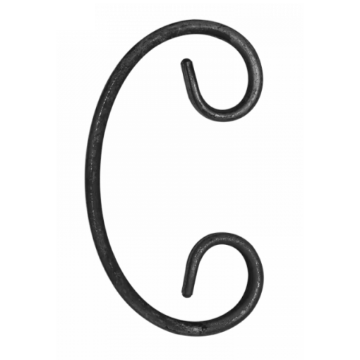 Spirala typu C 12x6 mm / H110 x L64 mm