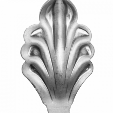 KA 4 B2B - Liść stalowy ozdobny H88 x L48 x 2 mm 
